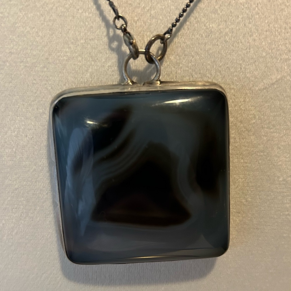 OOAK Artisan made Chalcedony necklace